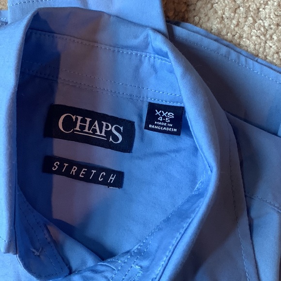 Chaps Boys size 4 lot of dress clothes grey/black reversible vest set - Picture 5 of 8